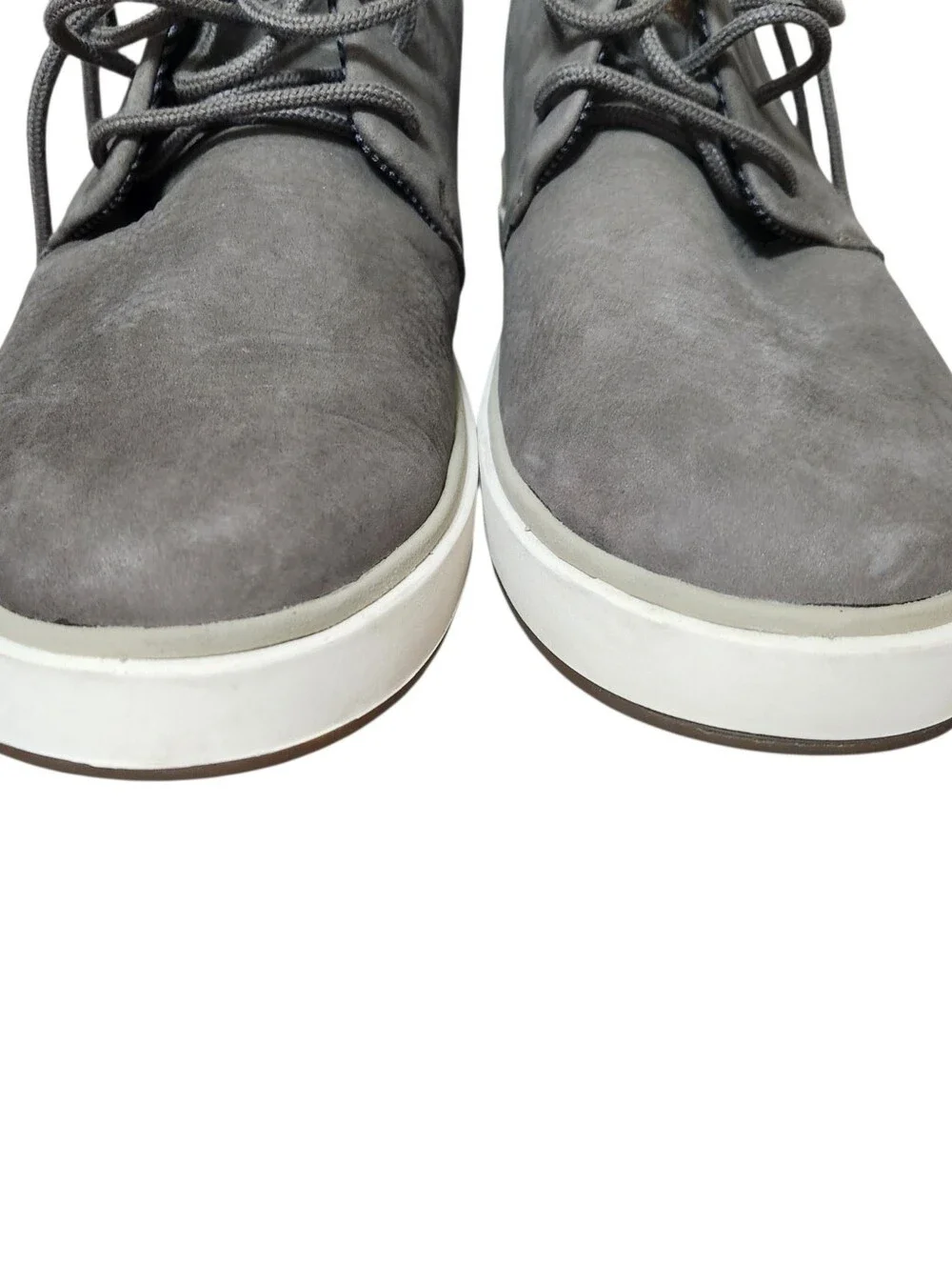 Olukai Papaku Ili Mens Size 12 Gray Leather Chukka Boots 10520-1313 Graphite